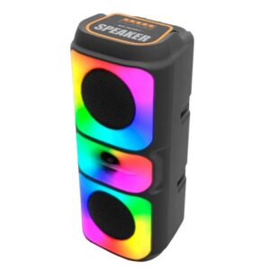 Parlante Portátil Bluetooth MS-3629BT 10W RGB con Radio FM y Batería Recargable