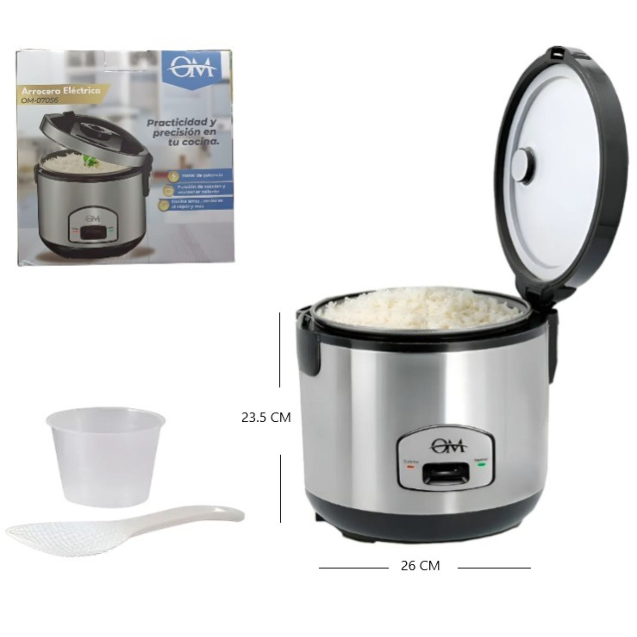 Arrocera Eléctrica 1.8L 700W OM-07056