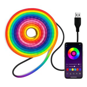 Tira LED Neon 5M USB IC RGB Phantom con App y Control