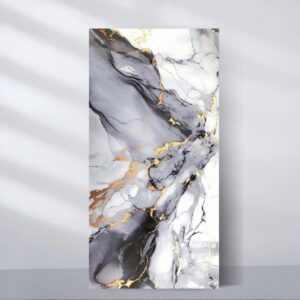 Lámina Vinílica Simil Mármol Autoadhesiva 40x80 cm | PVC Impermeable Decorativa