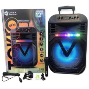 Parlante Oryx Tokyo 12 pulgadas Bluetooth 35W con micrófono y control remoto